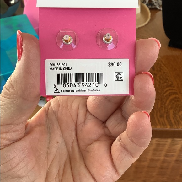 NWT Betsey Johnson Pierced Blue Eyes earrings - Picture 3 of 3